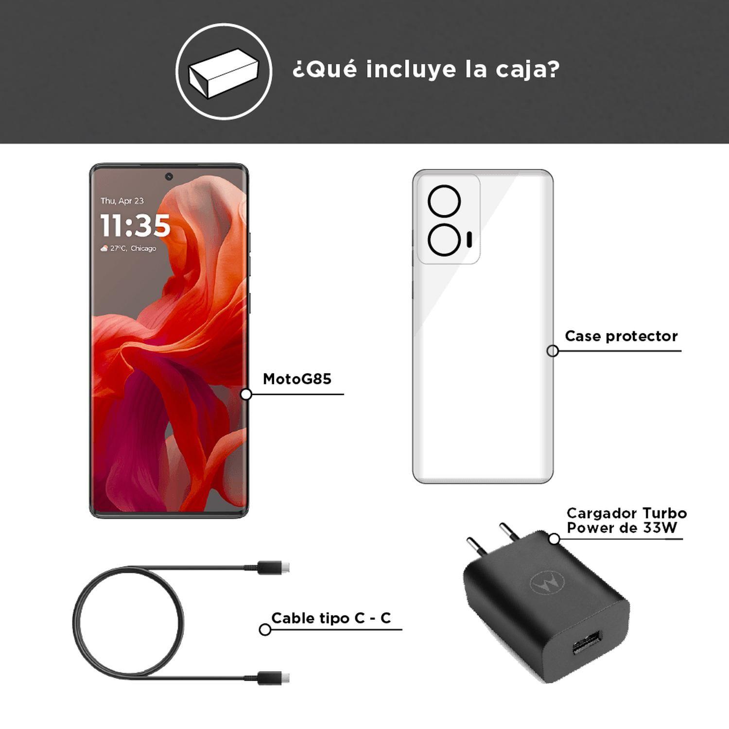 Motorola G85 256GB 5G Gris Con chip Claro-2