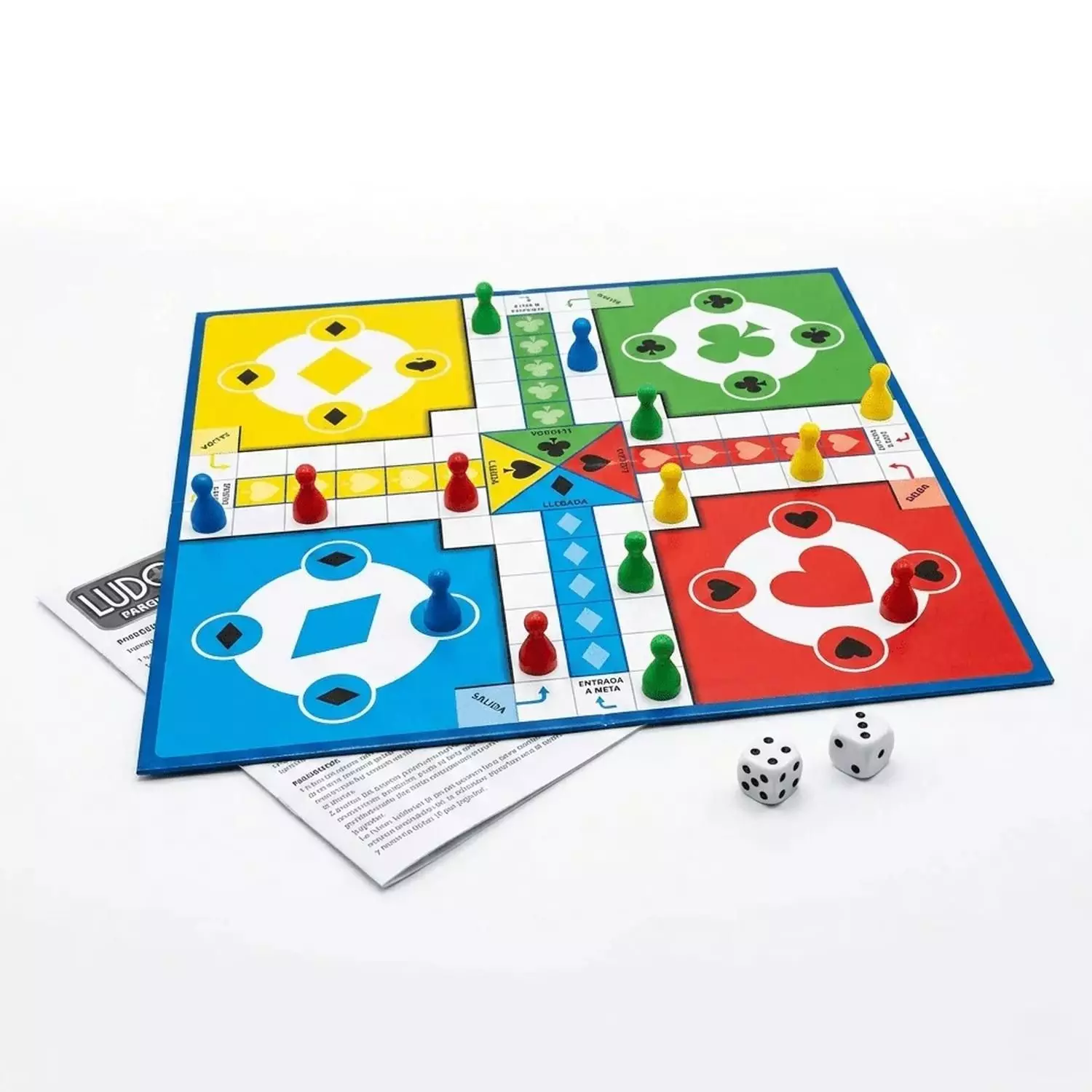 Juego de Mesa Familiar Ludo Clásico-2