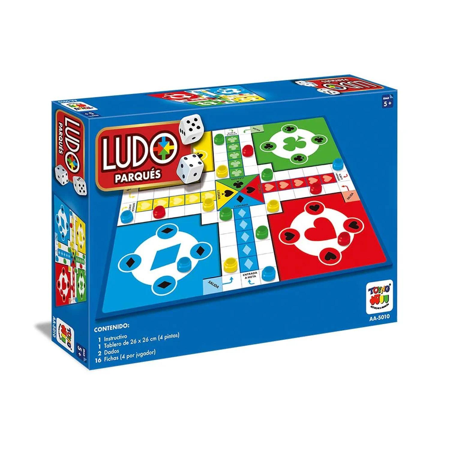 Juego de Mesa Familiar Ludo Clásico-4