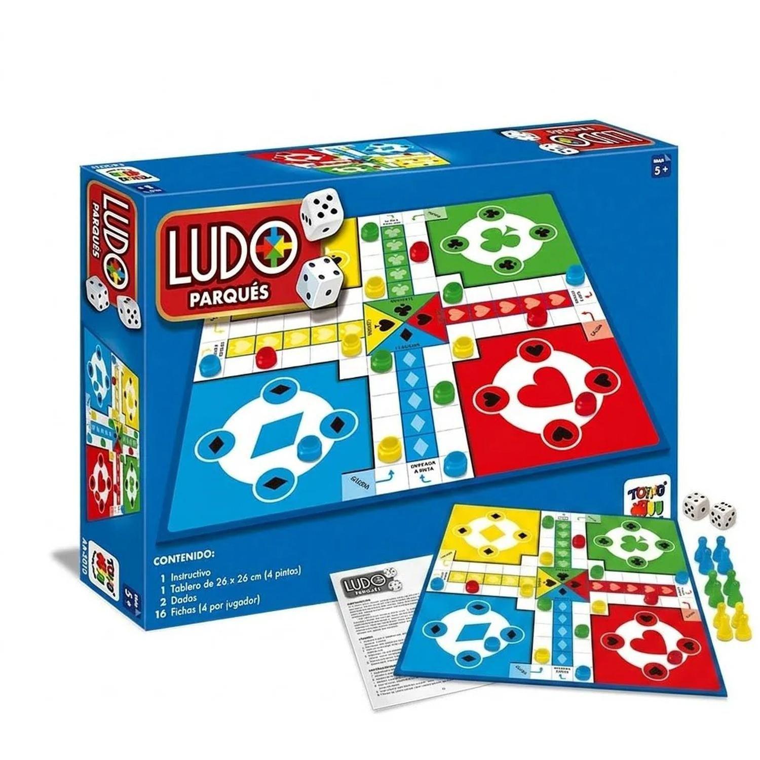 Juego de Mesa Familiar Ludo Clásico-5