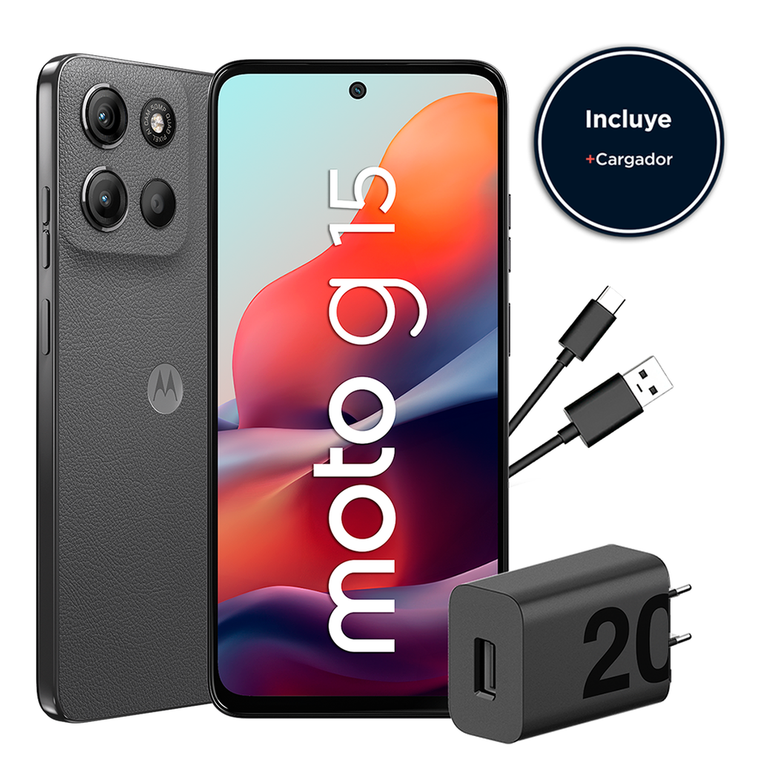 Motorola G15 Gris 4GB RAM 128GB ROM-2