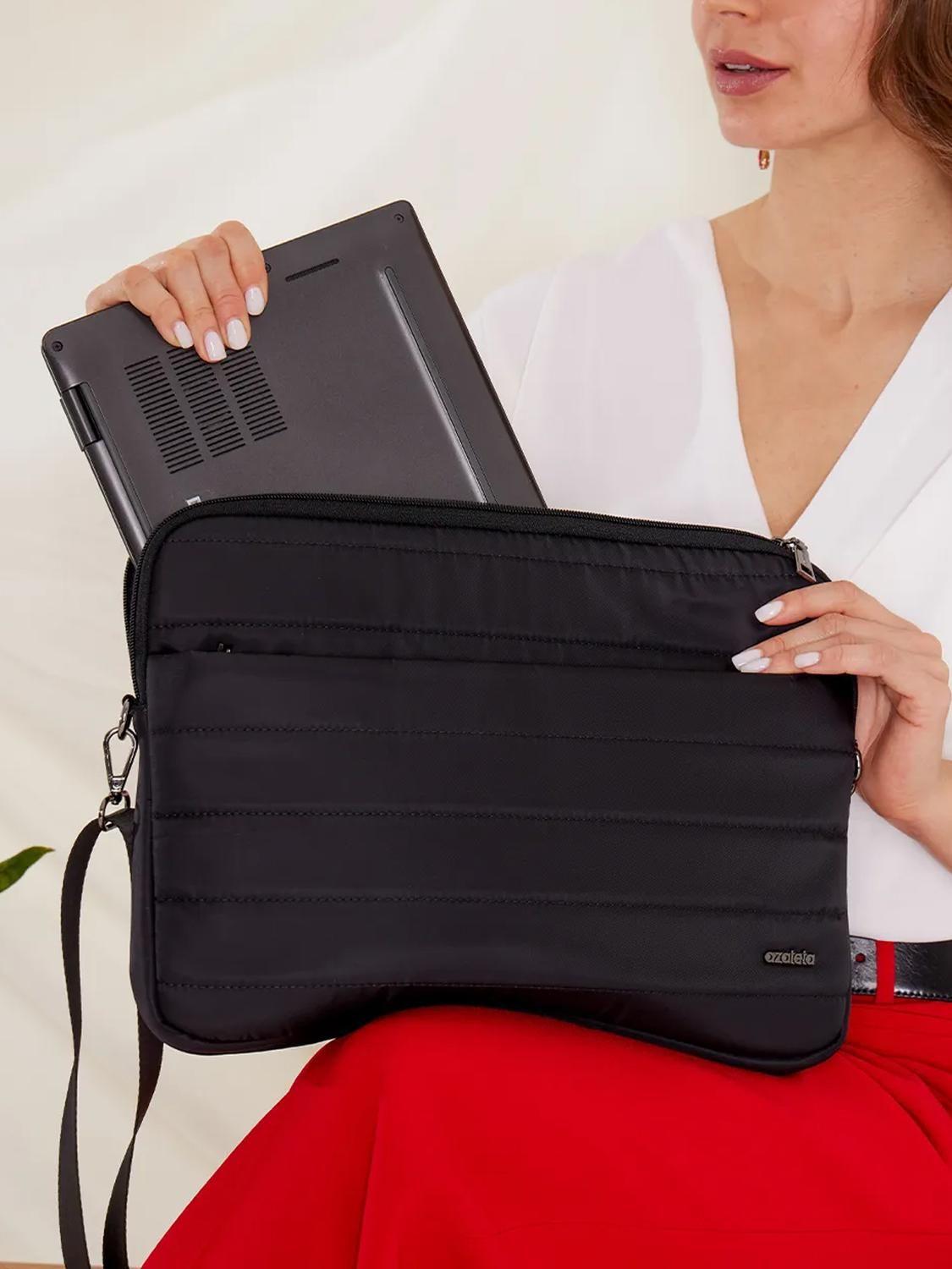 Bolso Notebook 15" Alessio Negro Azaleia-4