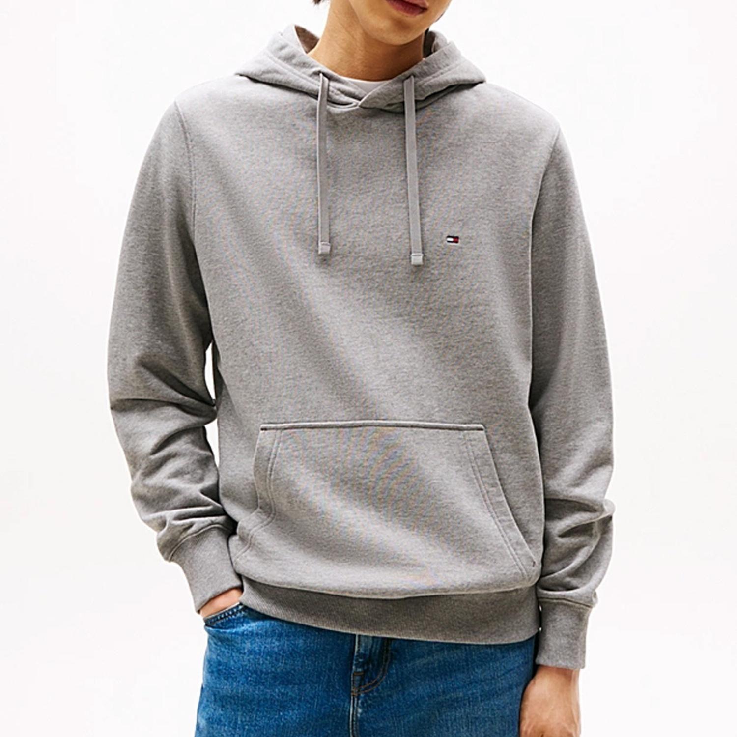 Polerón De Algodón Con Gorro y Logo Bordado Tommy Hilfiger-0