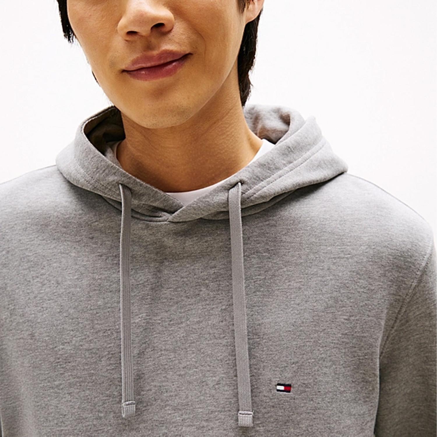 Polerón De Algodón Con Gorro y Logo Bordado Tommy Hilfiger-1
