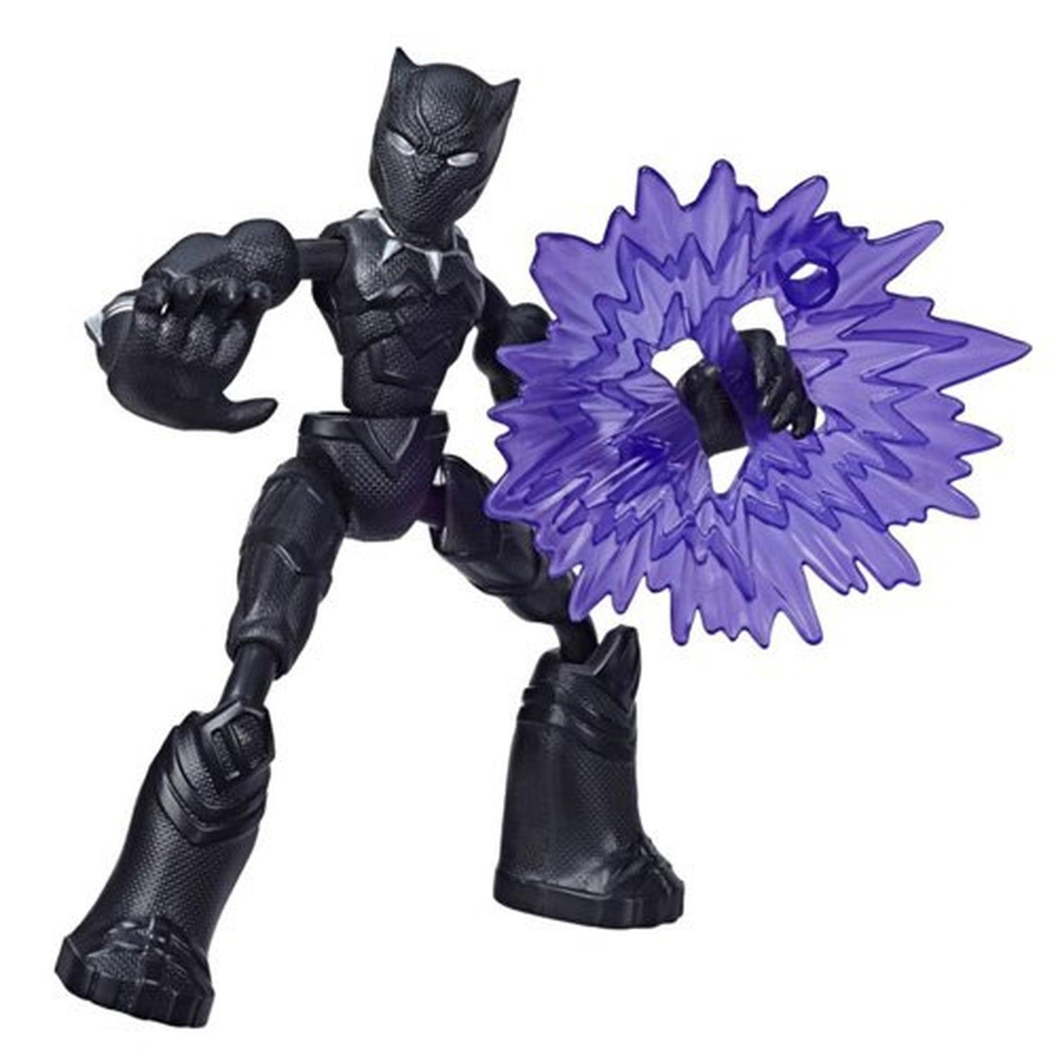 Black Phanter Marvel Avengers Bend And Flex Hasbro-0