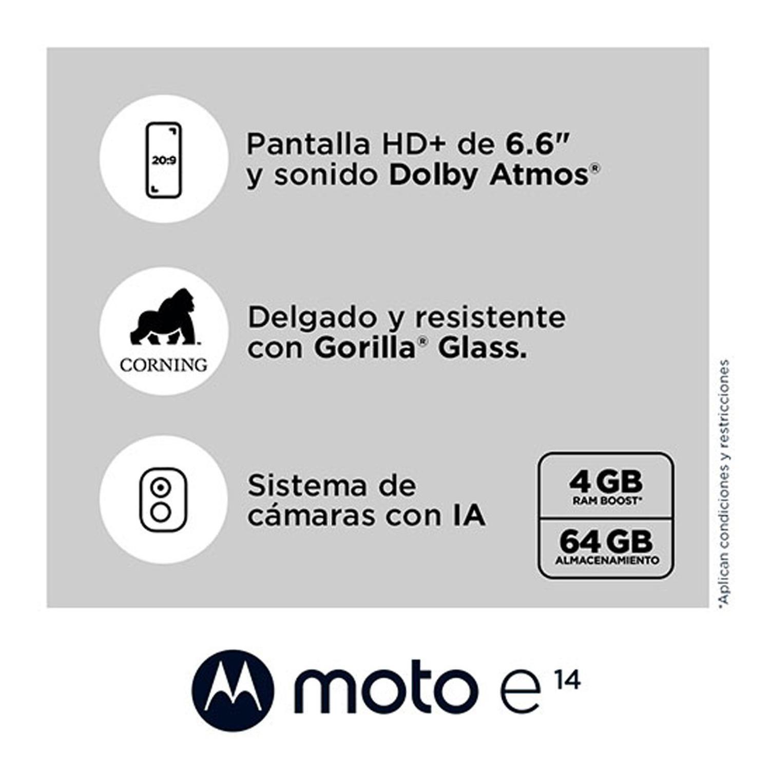 Motorola E14 Gris 64gb Ram-1