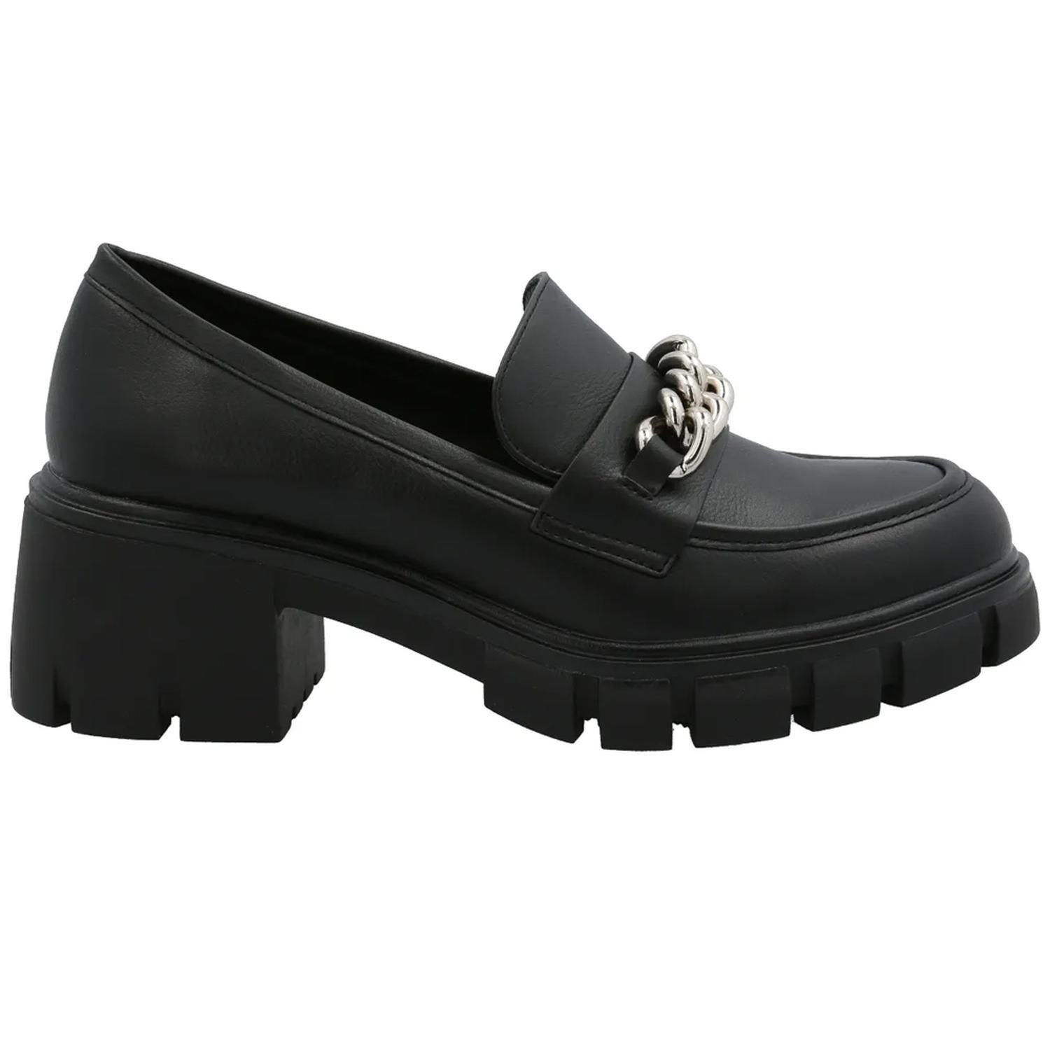 Mocasín Mujer Negro Lees - Azaleia - AZ210011245-411-0