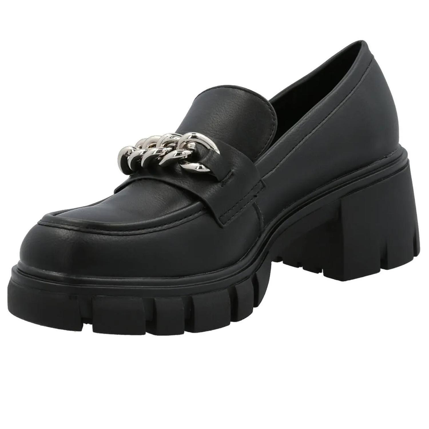 Mocasín Mujer Negro Lees - Azaleia - AZ210011245-411-2