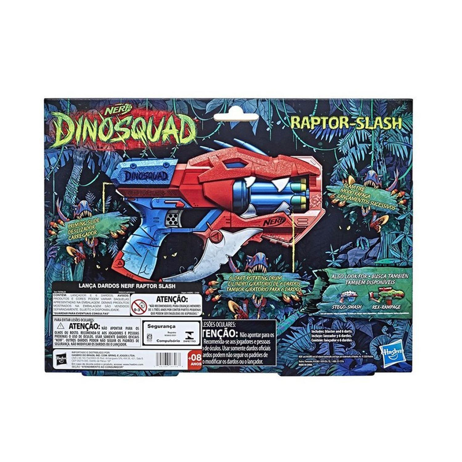 Lanzador Nerf Dinosquad Raptor Slash Hasbro-2