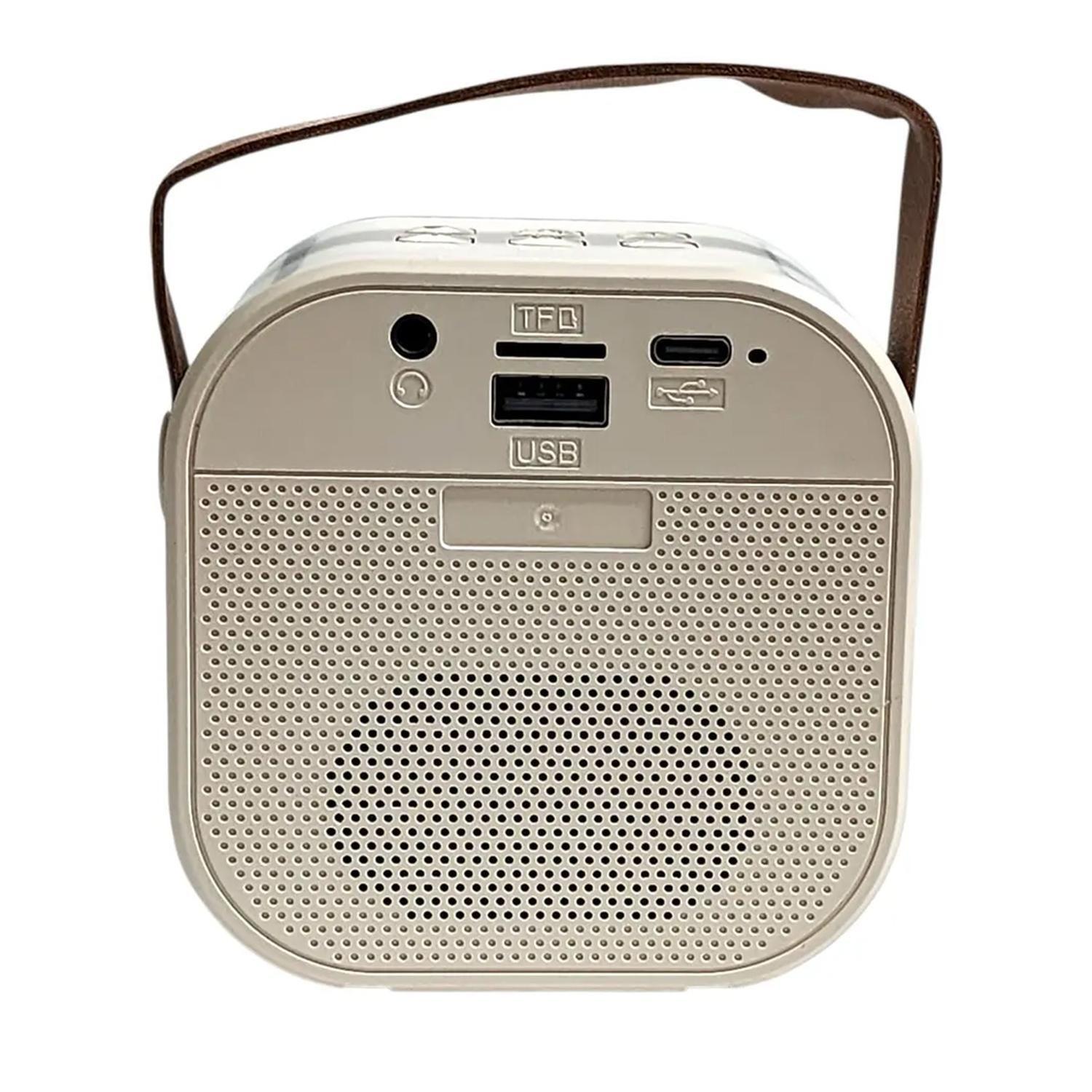 Mini Parlante Karaoke TWS 731W Luz RGB + 2 Micrófonos Philco-5