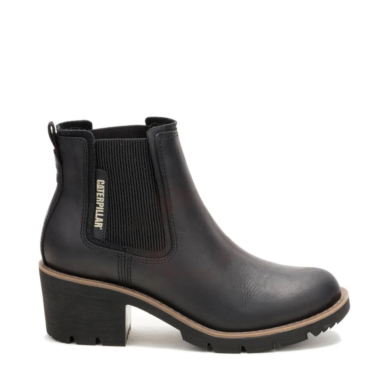 Botín Mujer Rewrite Chelsea Negro Cat P312177-2