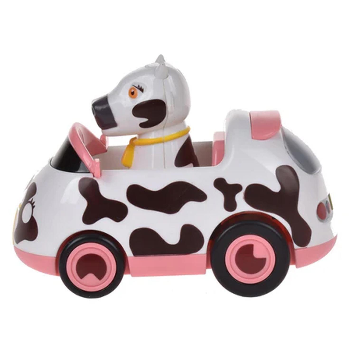 Auto A Friccion 13 Cms La Granja De Zenon - Vaca Lola-2