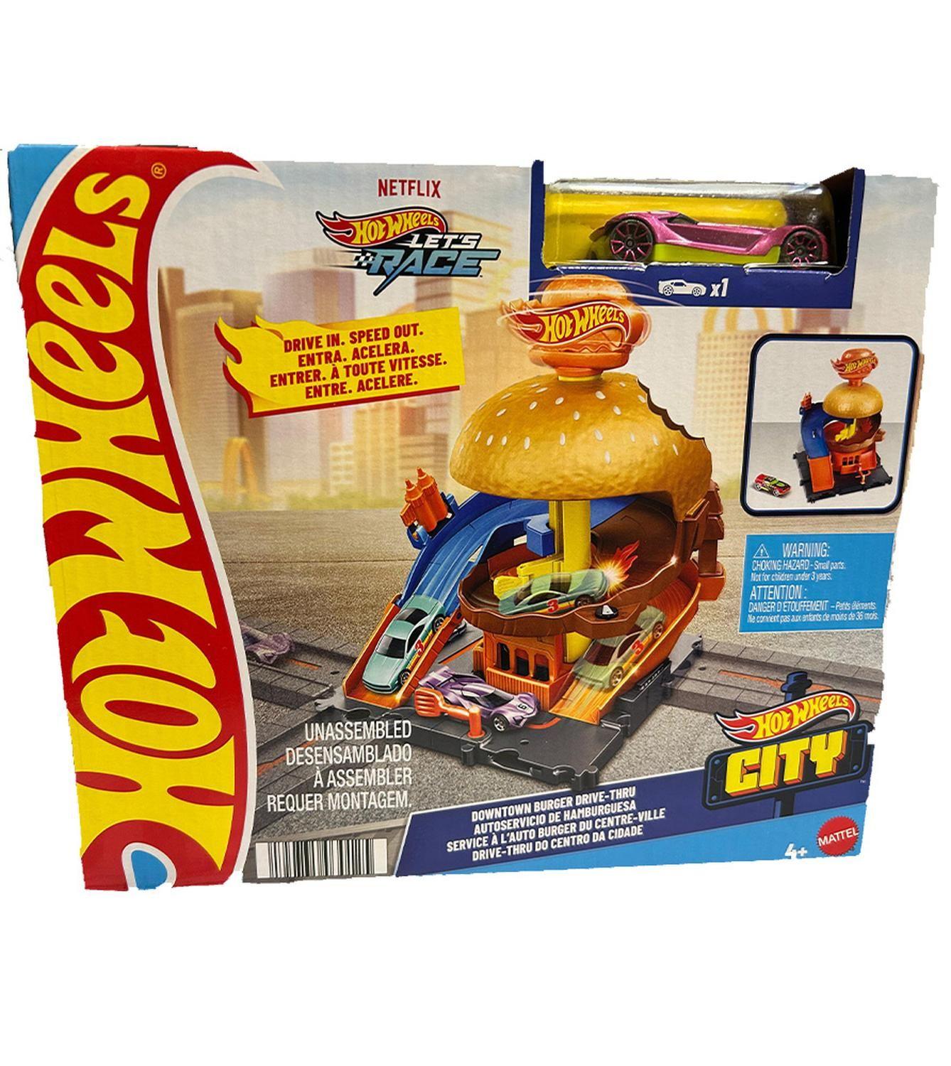 Hot Wheels Tienda de Hamburguesas HDR26-3