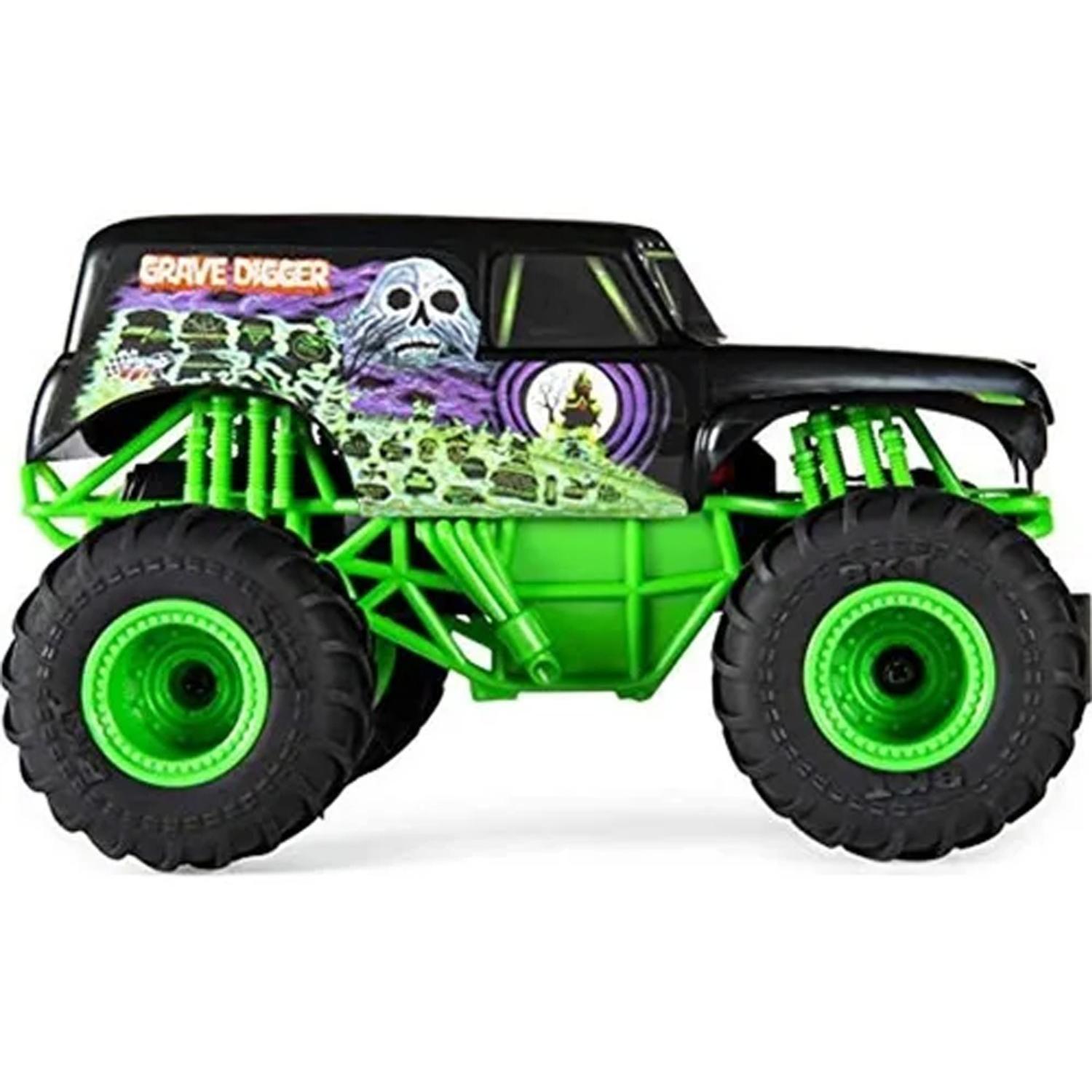 Camioneta Radio Control Monster Jam 1:24 Grave Digger-0