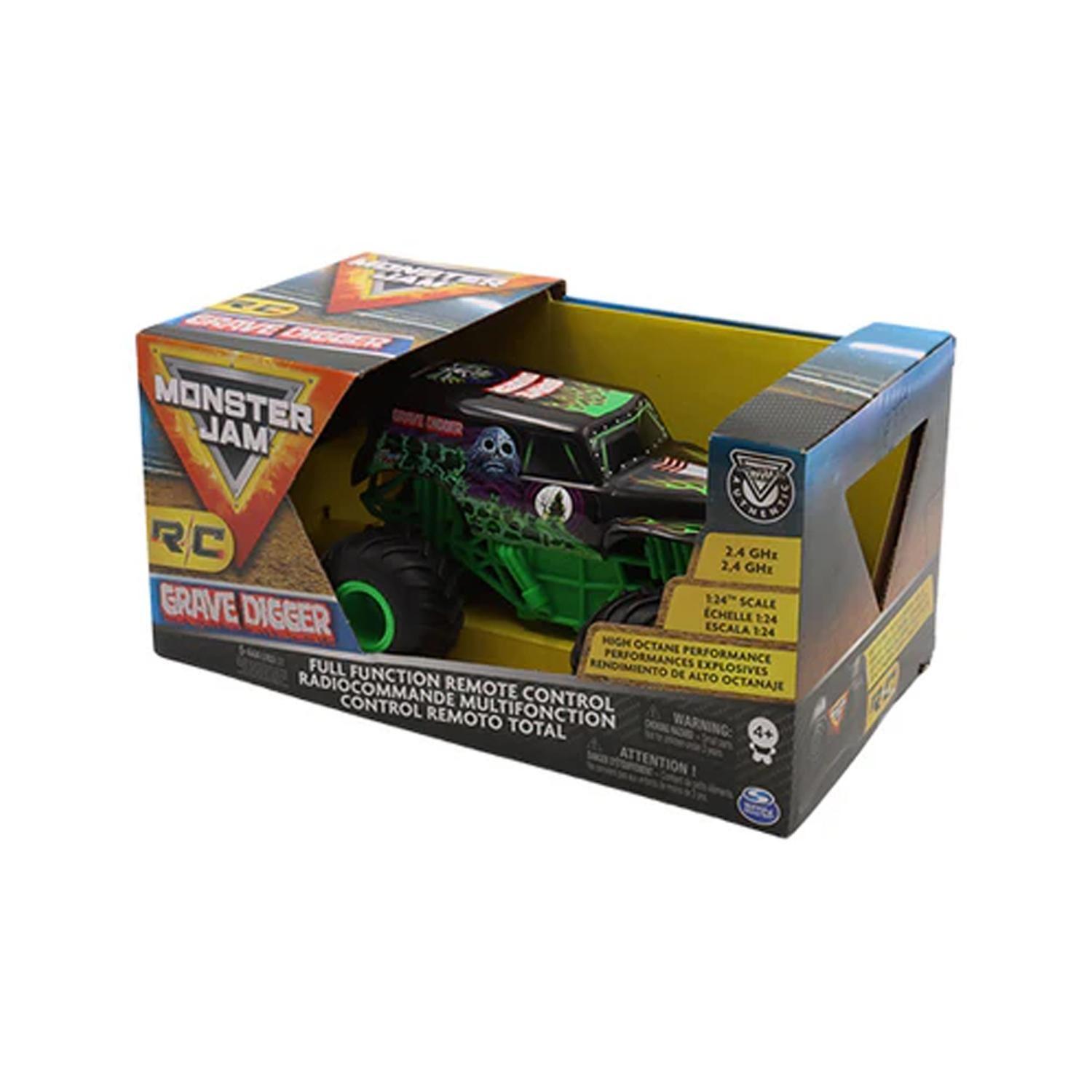 Camioneta Radio Control Monster Jam 1:24 Grave Digger-1
