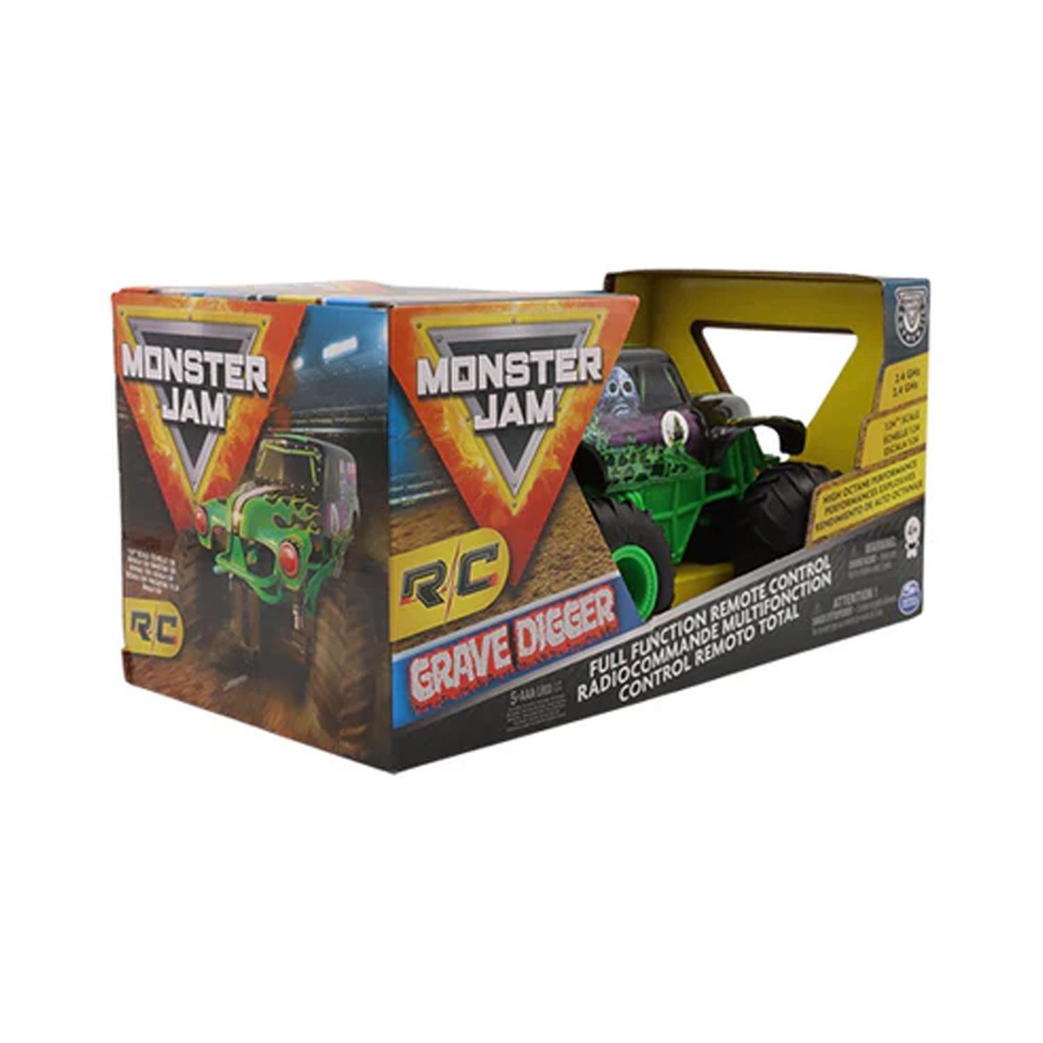 Camioneta Radio Control Monster Jam 1:24 Grave Digger-3