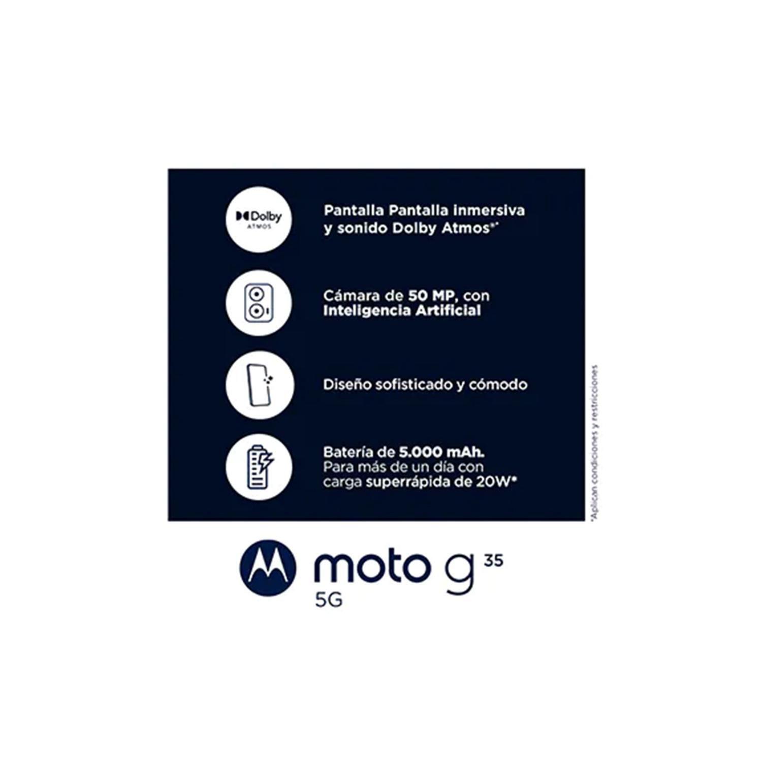 Motorola Moto G35 5G 128GB Negro-3