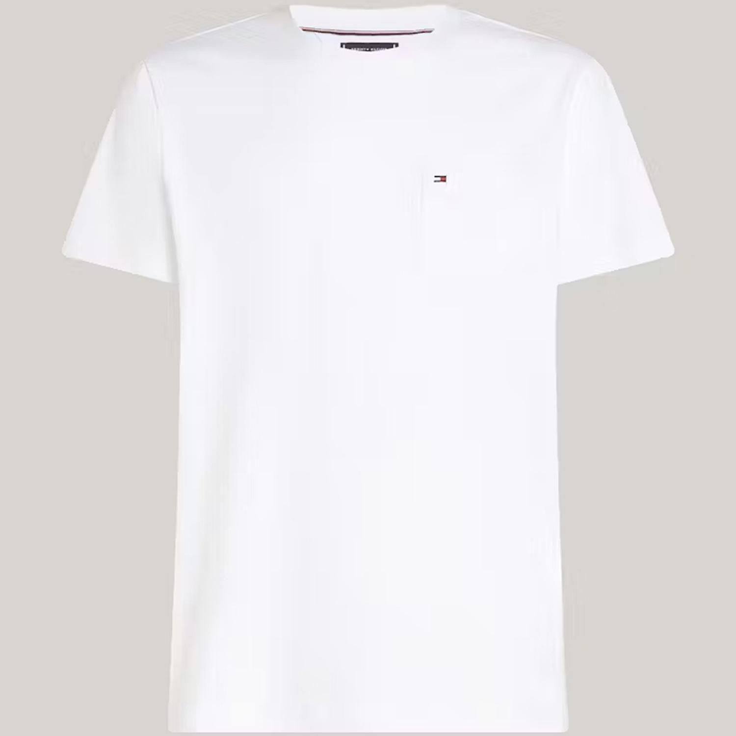 Polera Cuello Redondo Hombre Con Bolsillo Blanco Tommy Hilfiger-1