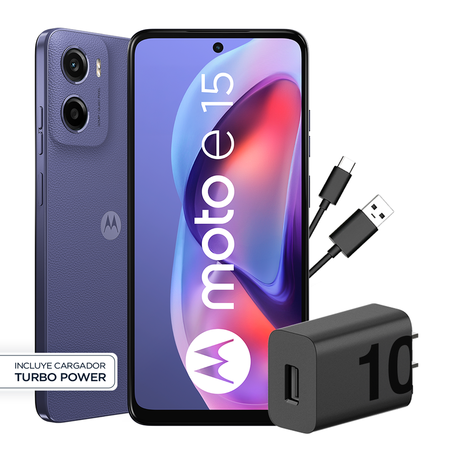 Motorola E15 Morado 2GB RAM 64GB ROM CE109MOT98-2