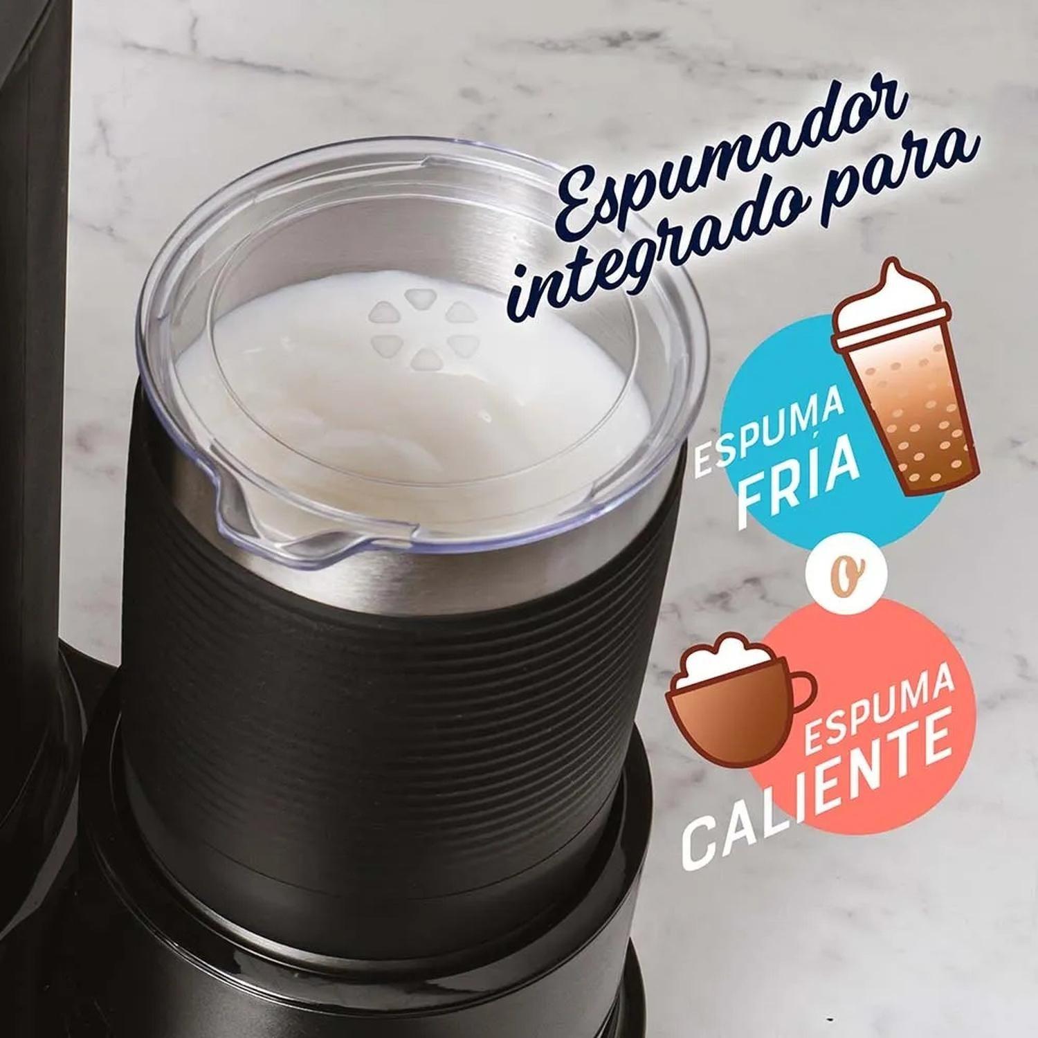 Cafetera latte Oster con espumador BVSTDC02B-5