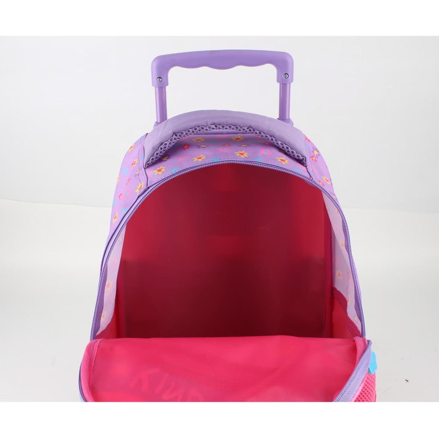 Mochila Escolar Niña Con Ruedas 3 Piezas Paw Patrol-2
