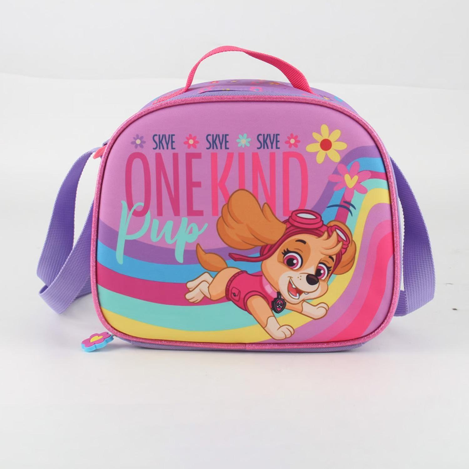 Mochila Escolar Niña Con Ruedas 3 Piezas Paw Patrol-3