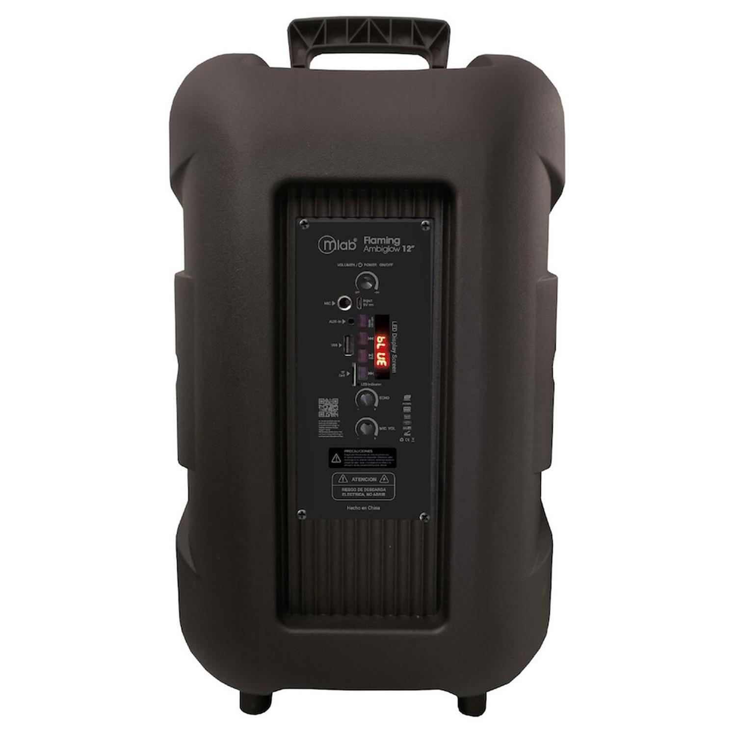 Parlante Bluetooth MLAB Flaming Ambiglow 12"-4