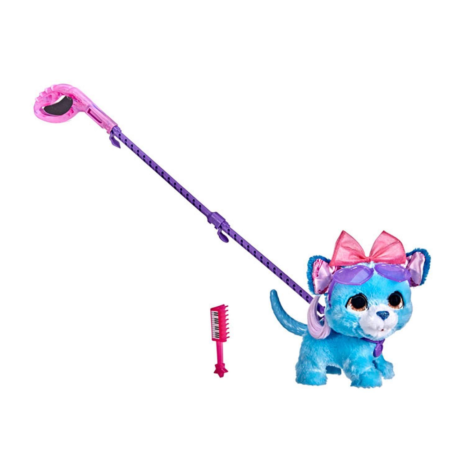 Peluche Rockalots Furreal Perro Azul-0