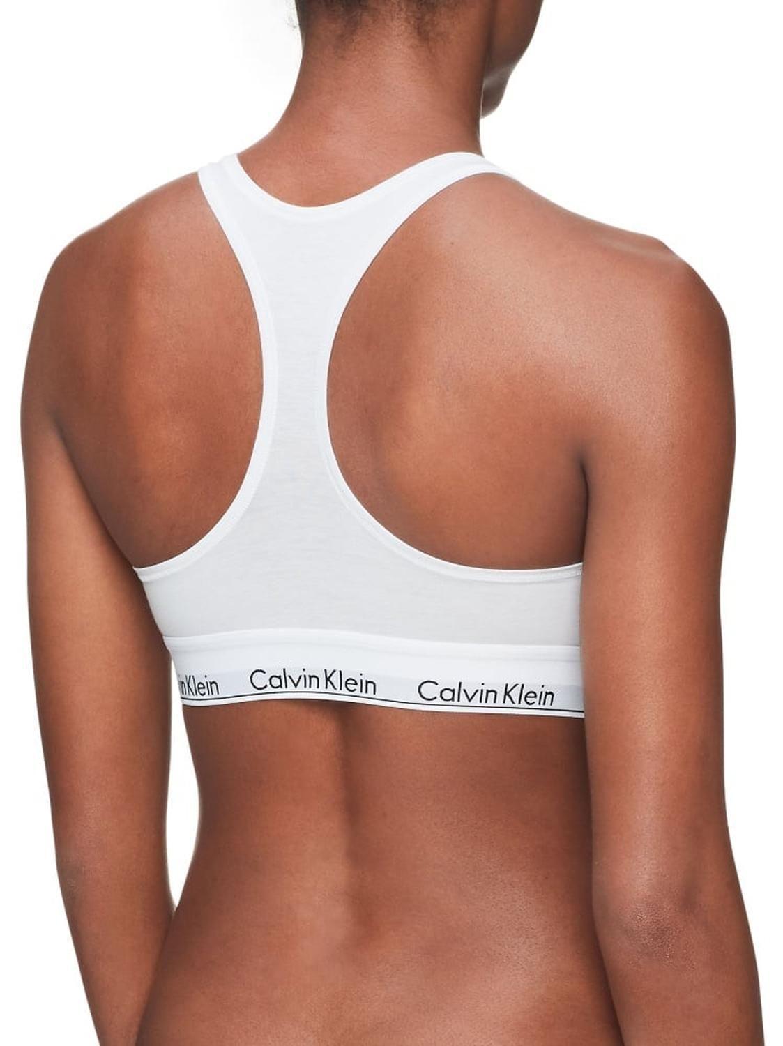 Sostén Algodón Mujer Calvin Klein Blanco F3785100-1