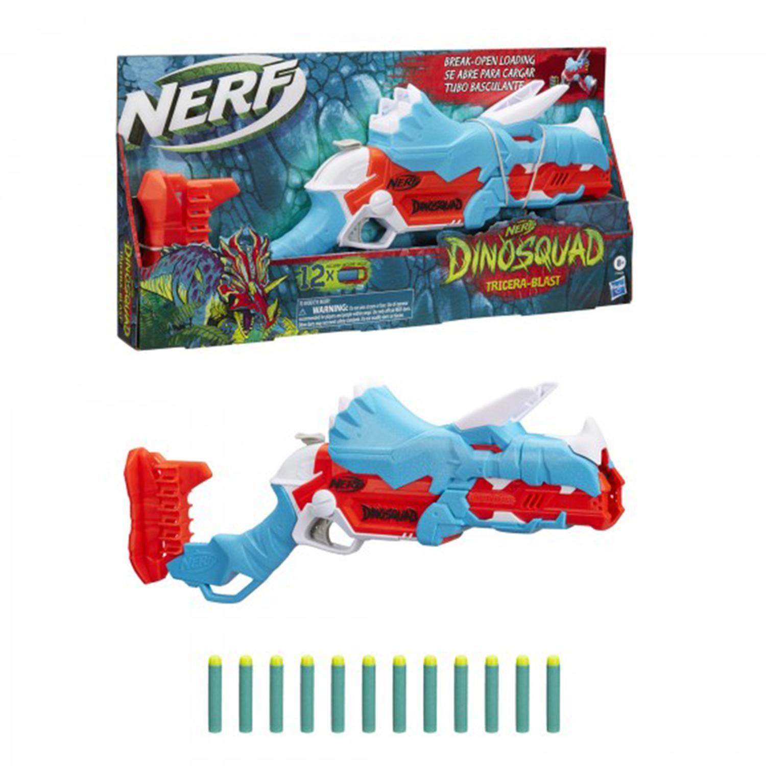 Lanzador Nerf Dinosquad Tricera-Blast Hasbro-2