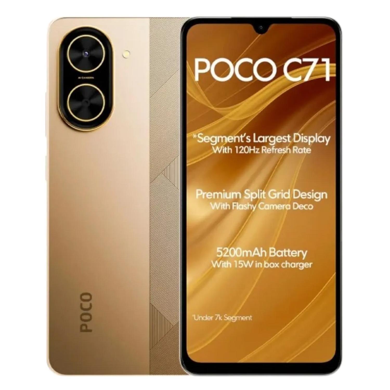 Poco C71 Dorado 3GB RAM 64GB ROM-3