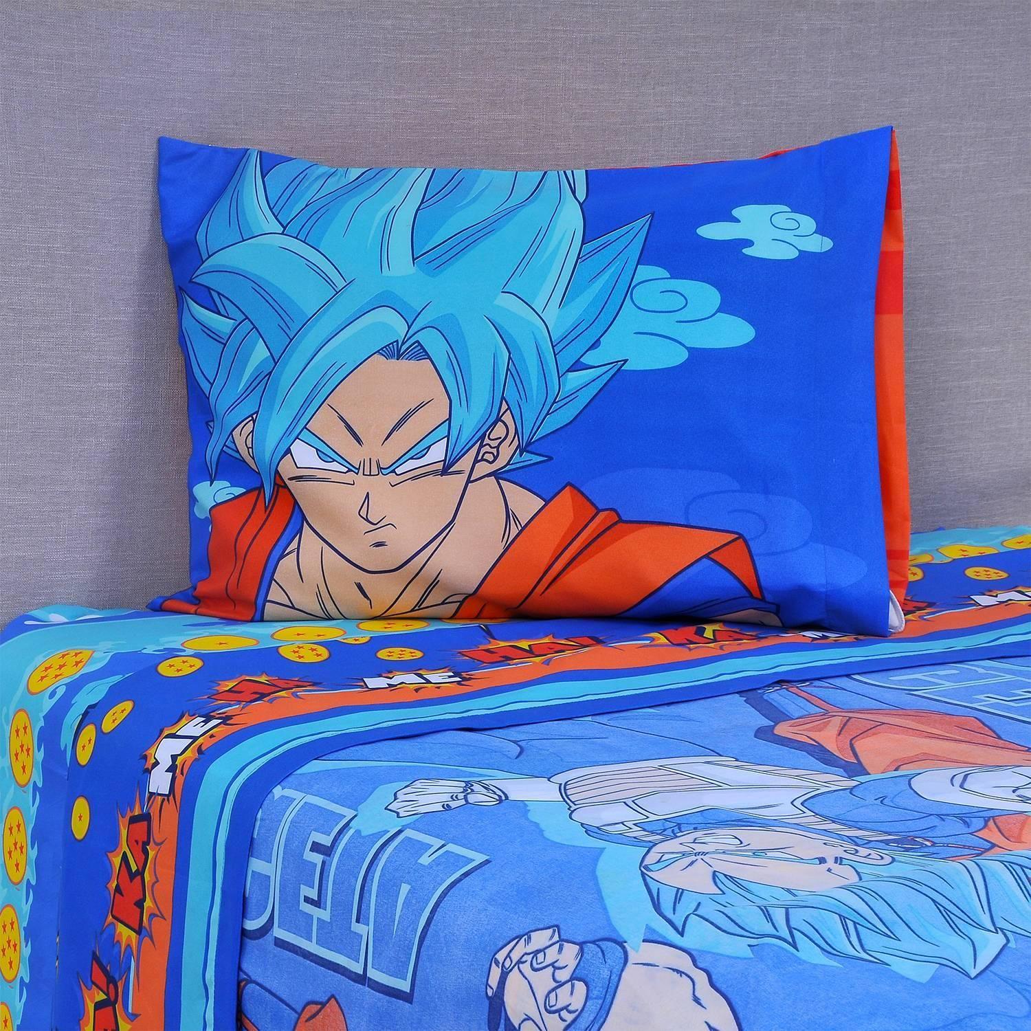 Juego de Sábanas Dragon Ball 1.5 Plazas-0