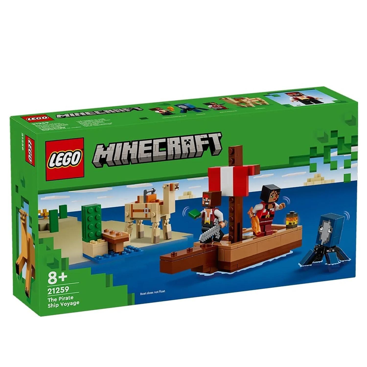 LEGO Minecraft El Viaje en El Barco Pirata - 21259-7