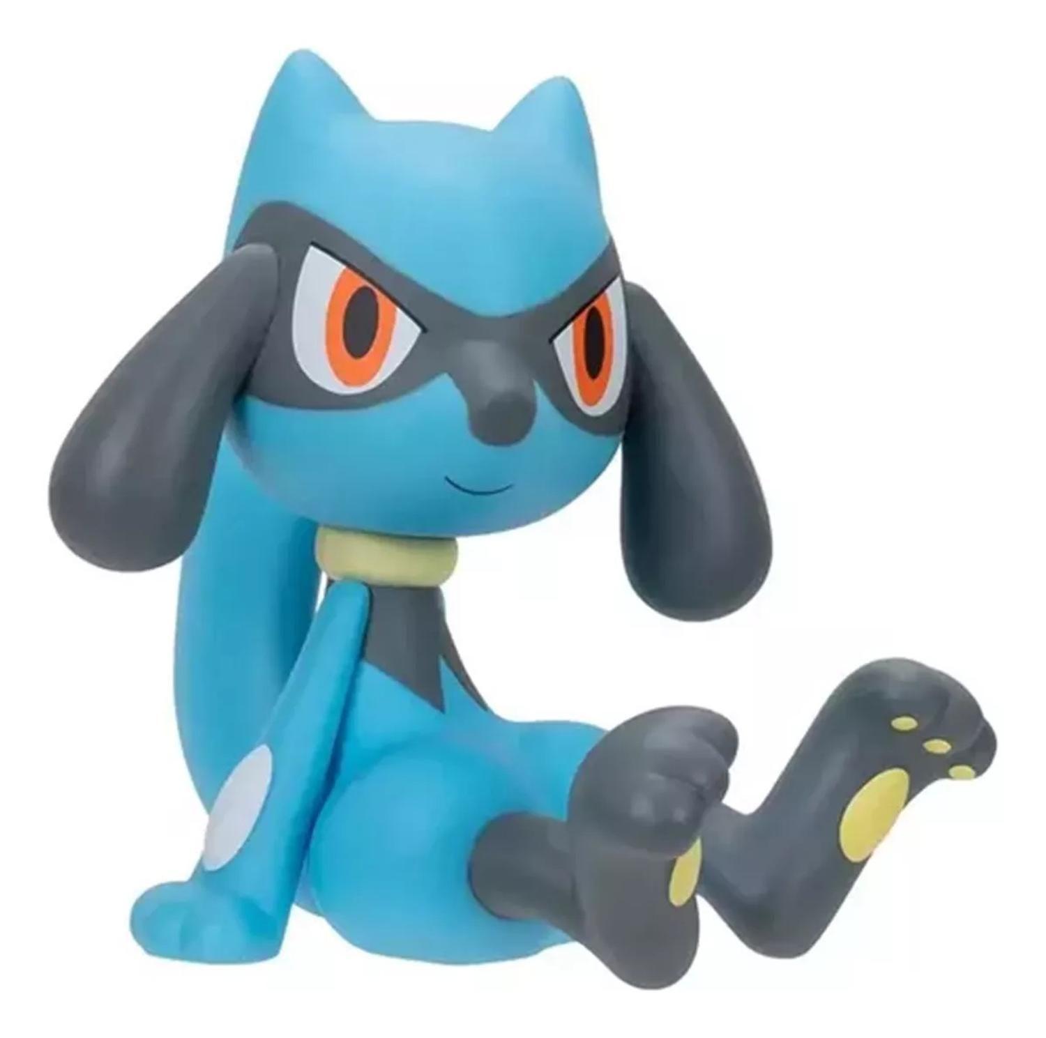 Pokémon Set 4 Figuras Pikachu Gengar Scorbunny Riolu-2