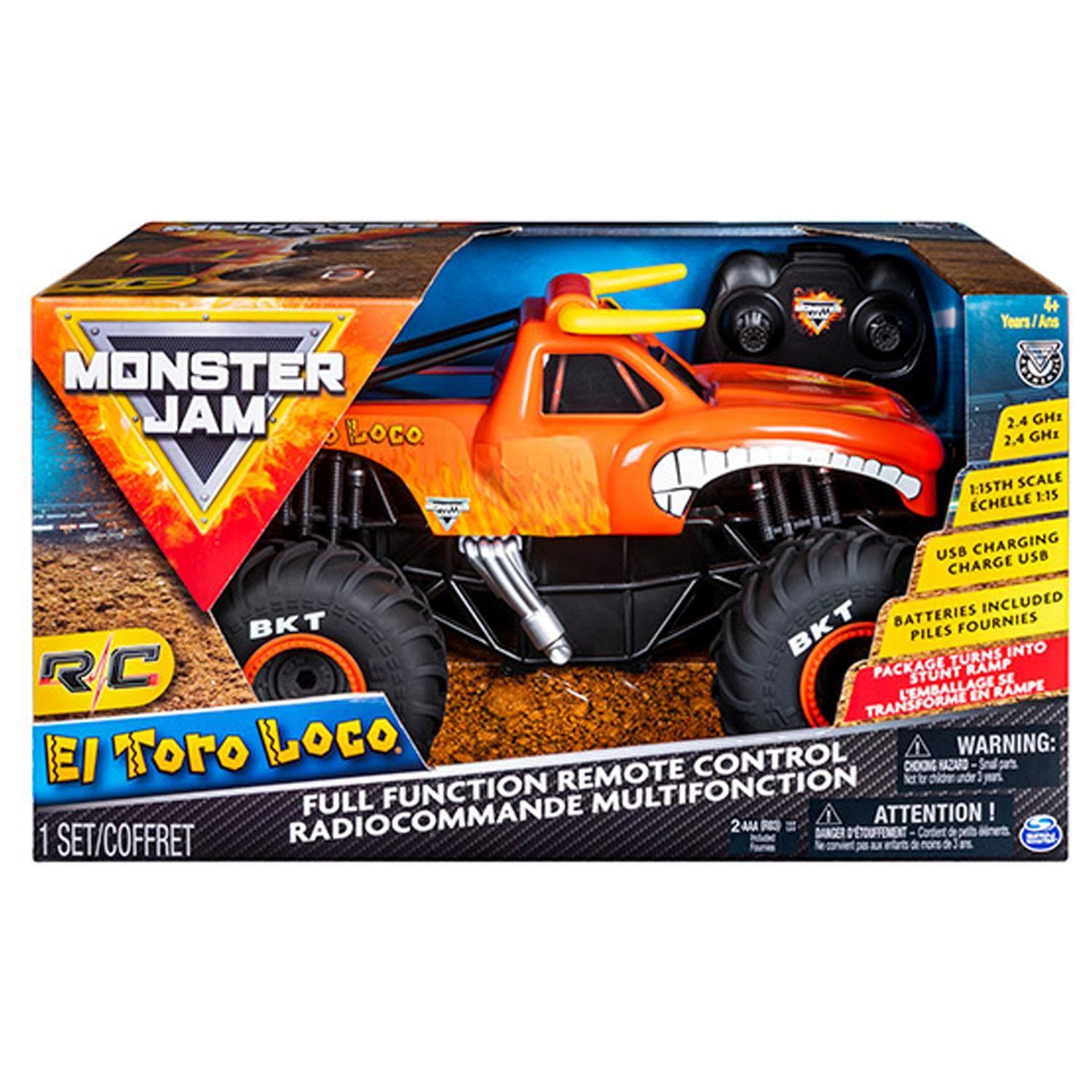 Camioneta Radio Control Monster Jam 1:24 El Toro Loco-4