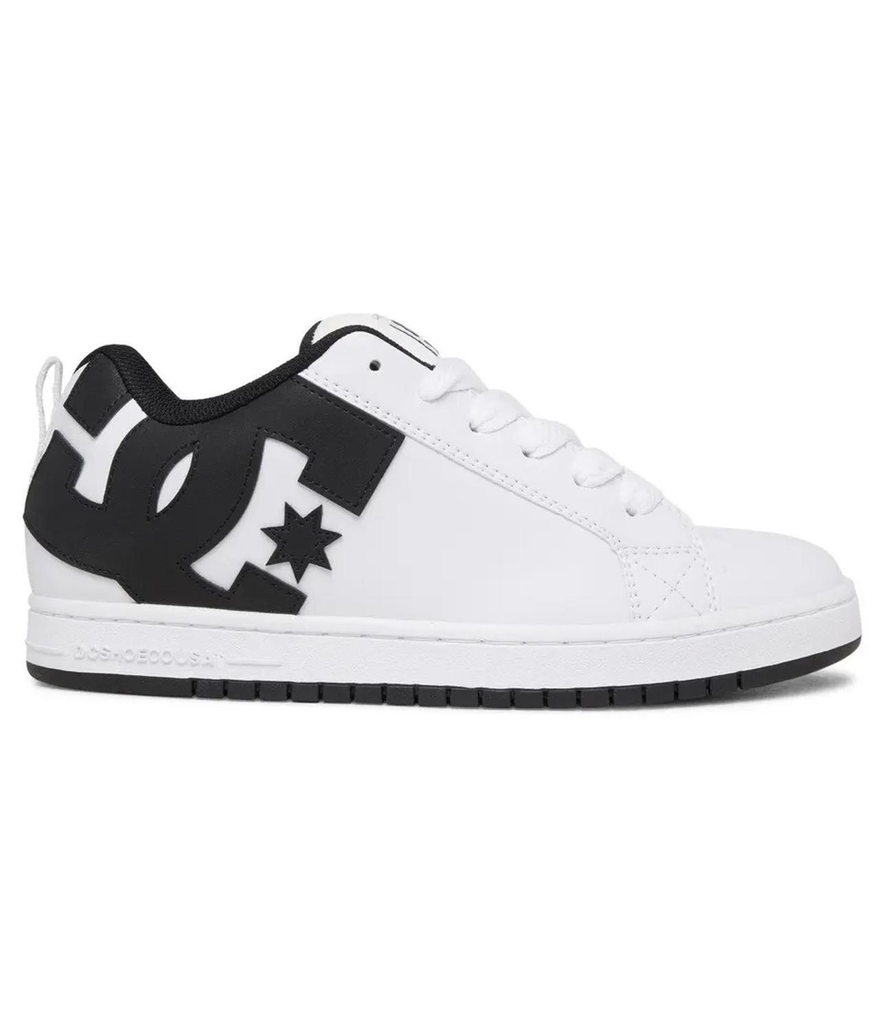Zapatilla DC Hombre Cuero Court Graffik 300529 WLK-0