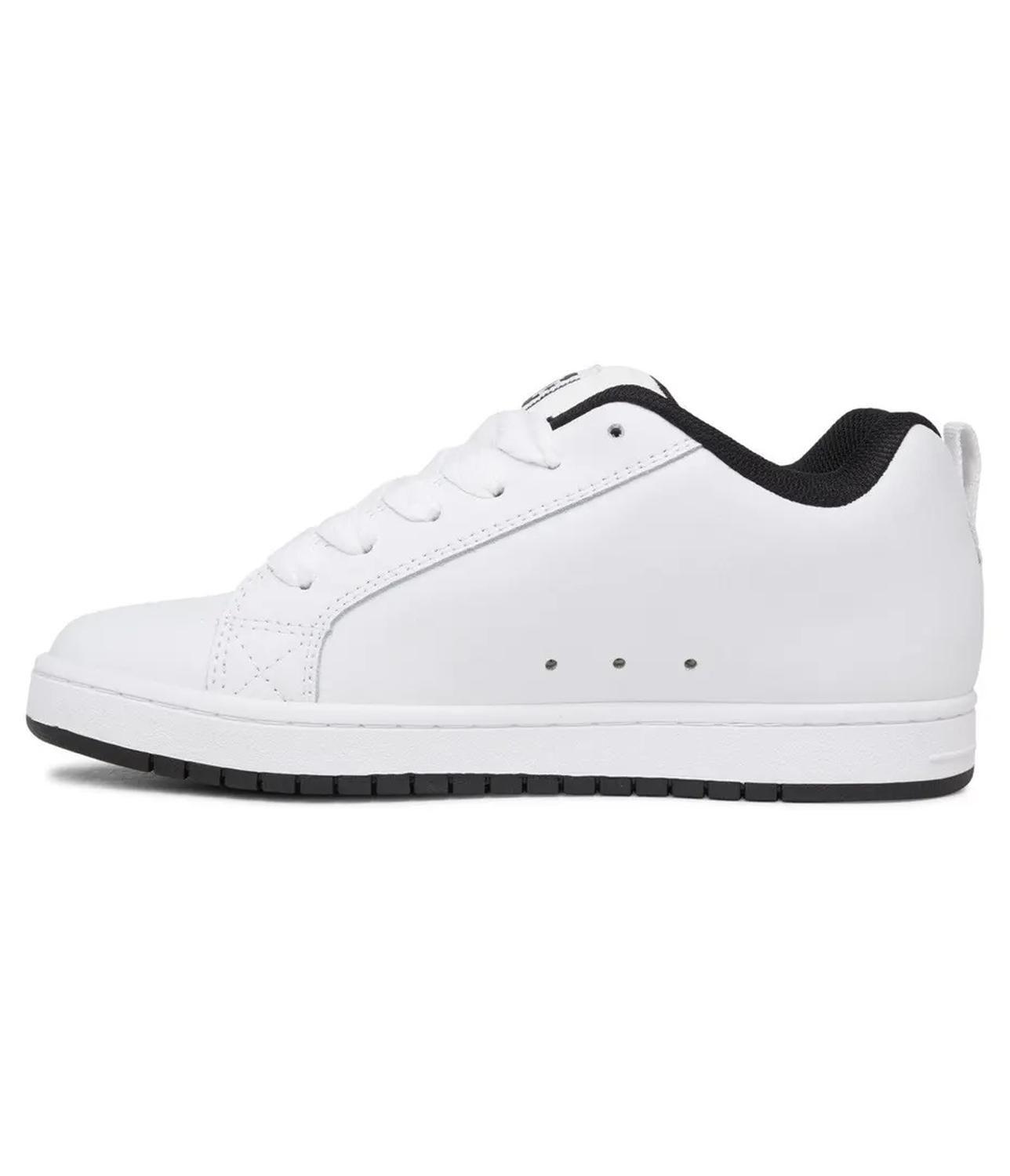 Zapatilla DC Hombre Cuero Court Graffik 300529 WLK-2