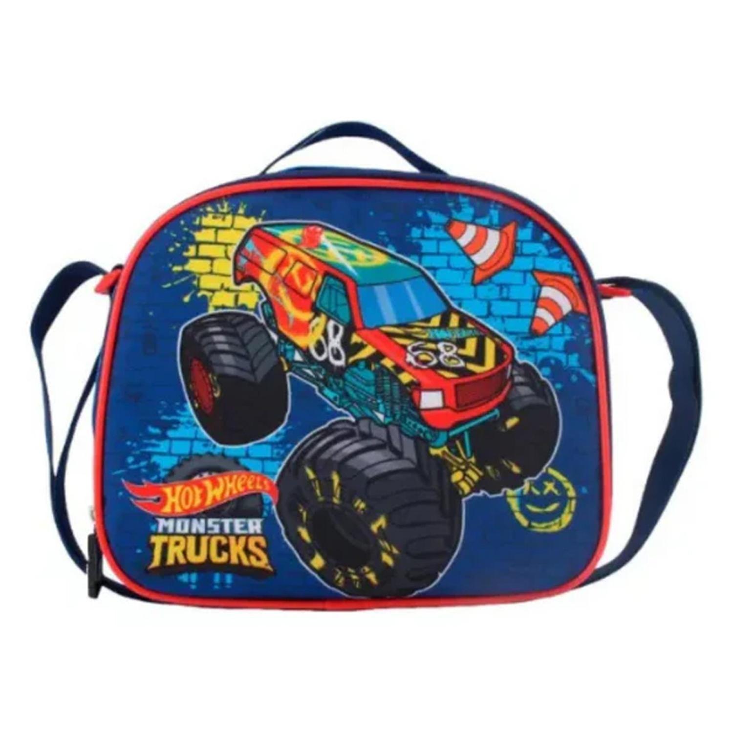 Mochila Escolar Niños Set 3 piezas HotWheels-3