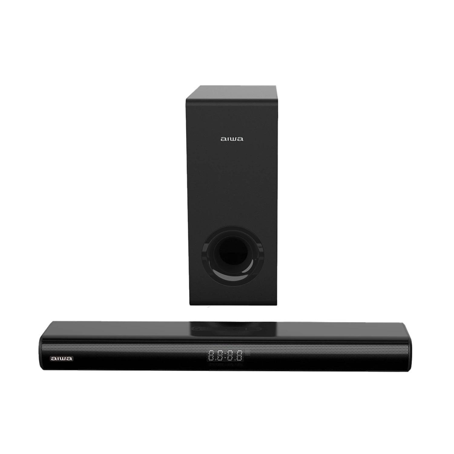 Barra de Sonido 2.1 Subwoofer Wireless AIWA AWSBC800WW-0