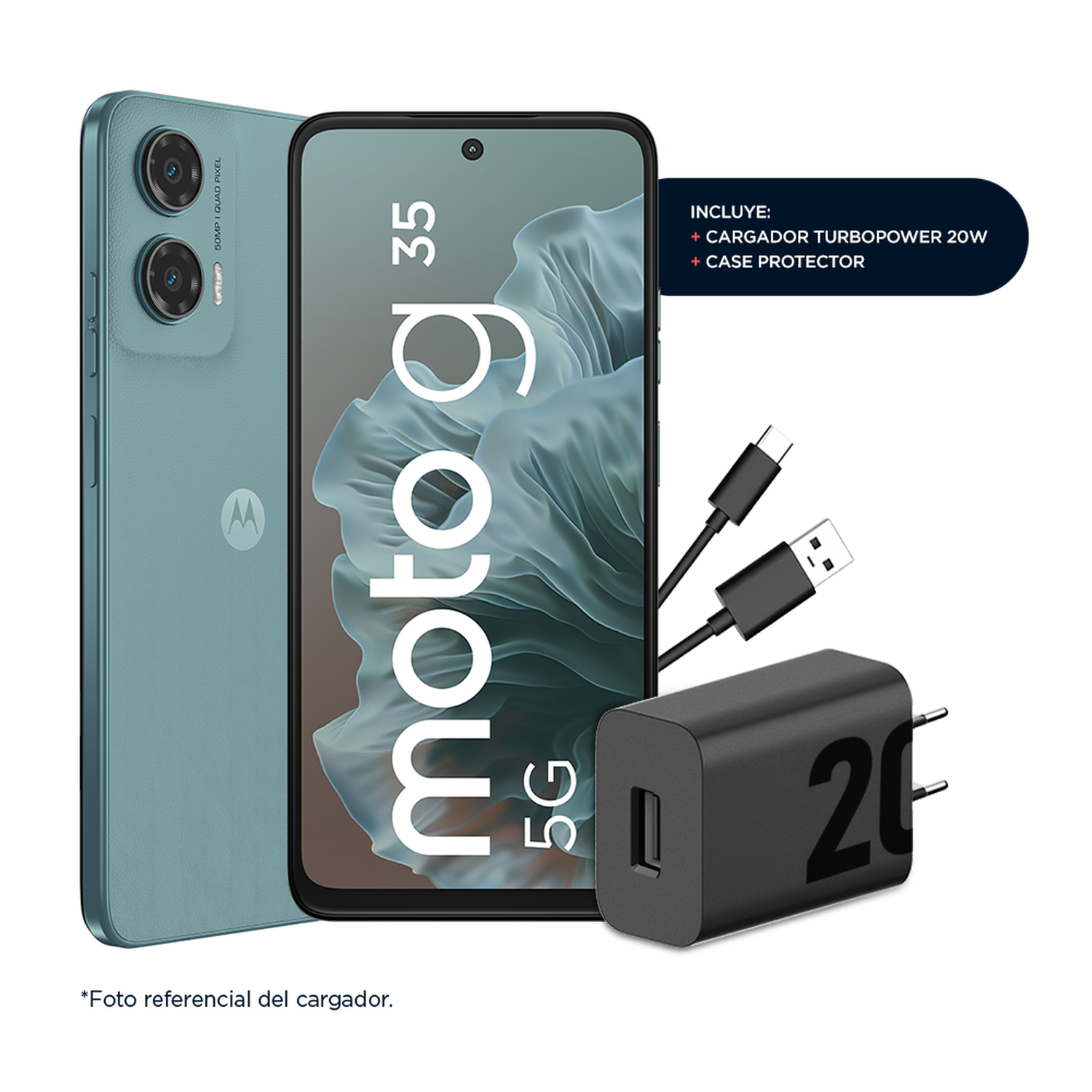 Motorola G35 5G Gris Verdoso 4GB RAM 128GB ROM-2