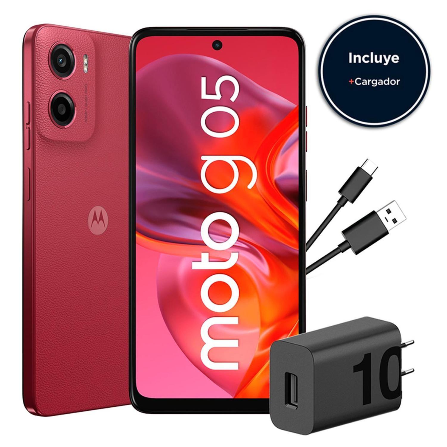 Motorola G05 64 GB Rojo-2