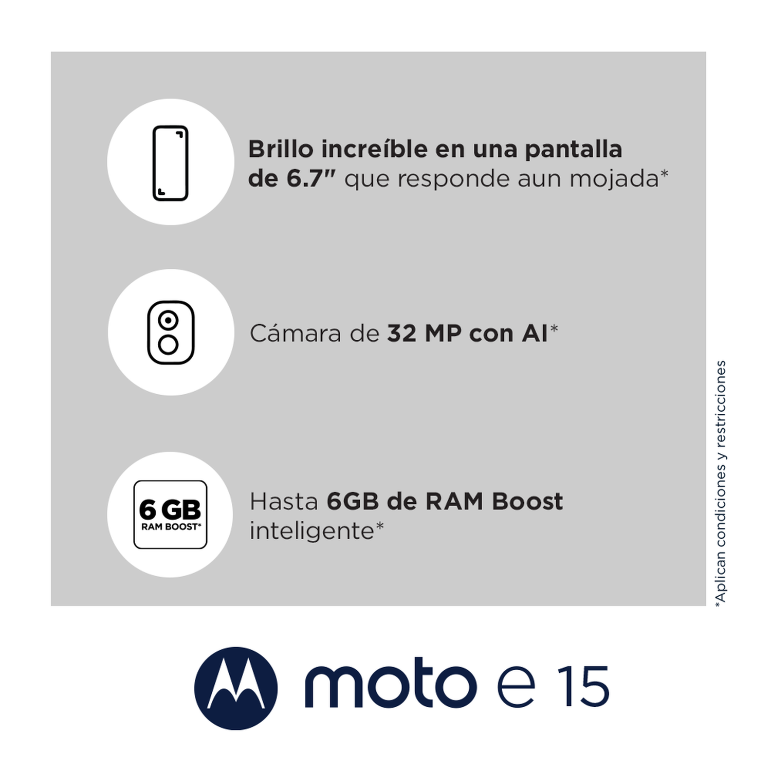 Motorola e15 Azul 2GB RAM 64GB ROM-6