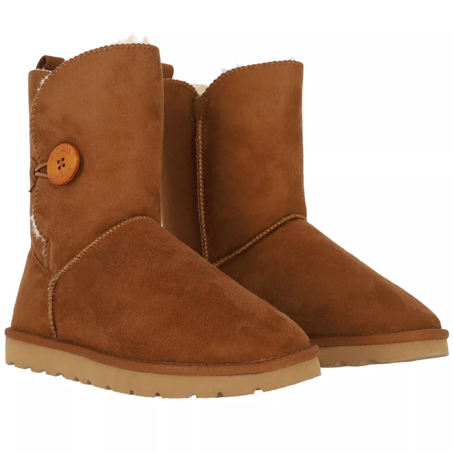 Bota Bamers Blast Button Leather Caramel - BMWBO000737W2-2
