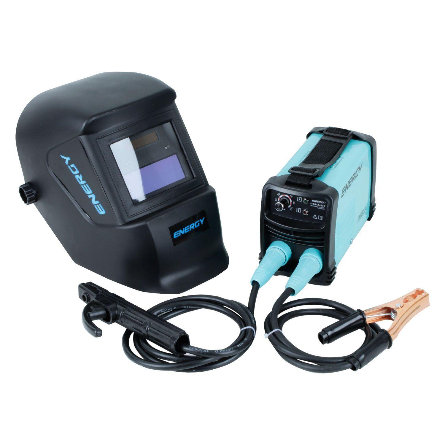 Soldadora Inverter Arco Manual 140amp + Mascara Fotosensible Energy-2