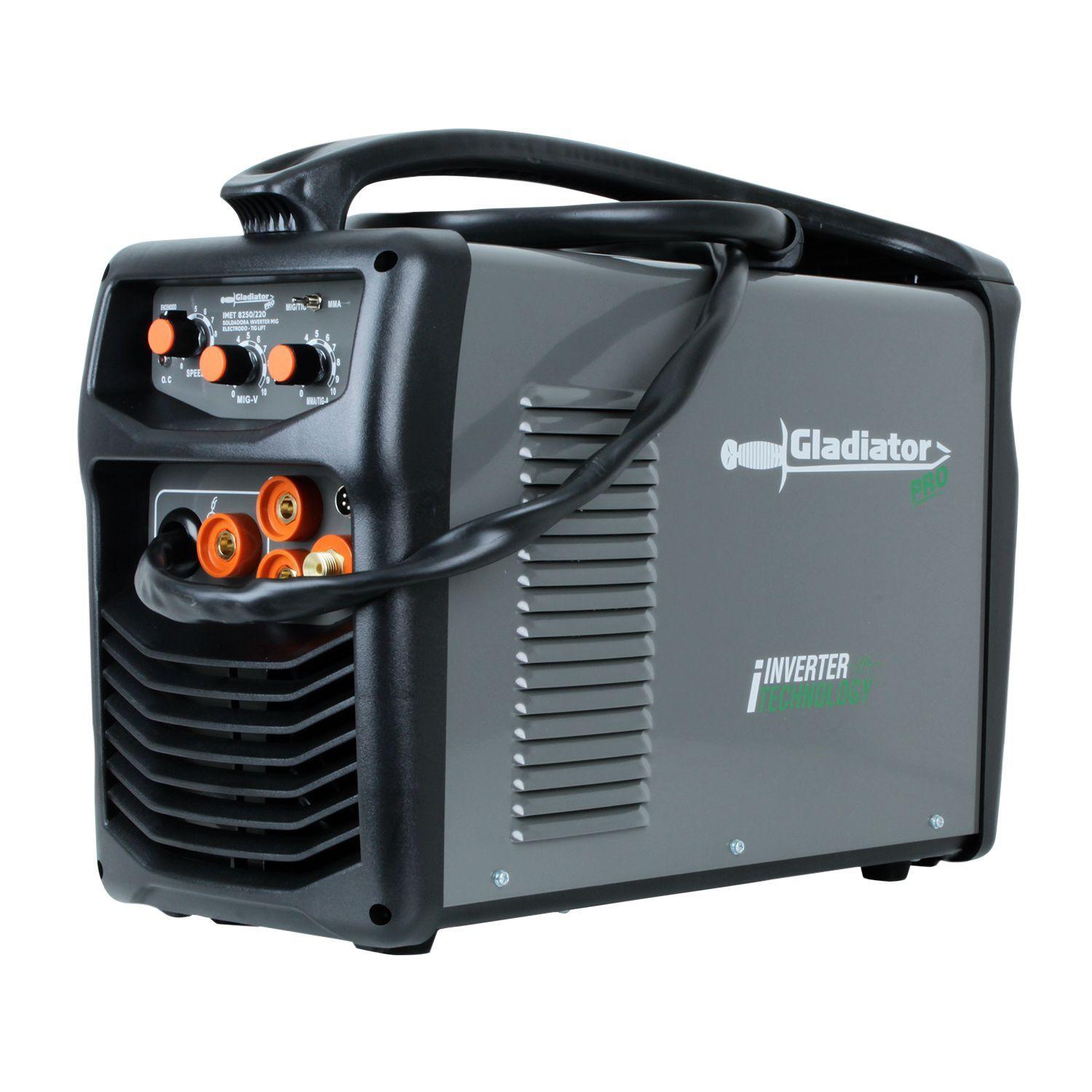 Soldadora Multifuncion 250AMP / MIG-MAG / TIG / MMA Gladiator IMET 8250-5