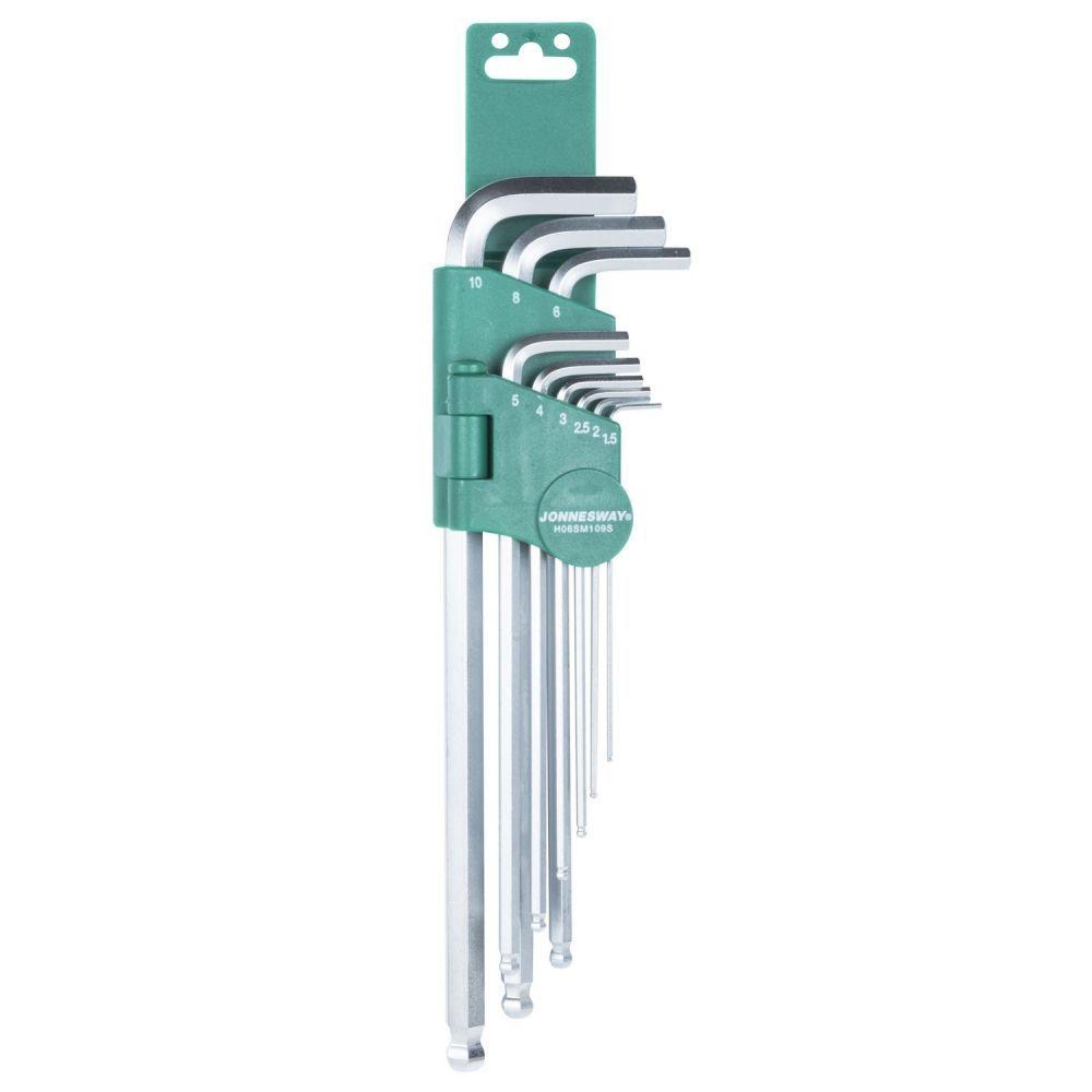 Juego De Llaves Hexagonales Punta Bola 9 Pcs Jonnesway-3