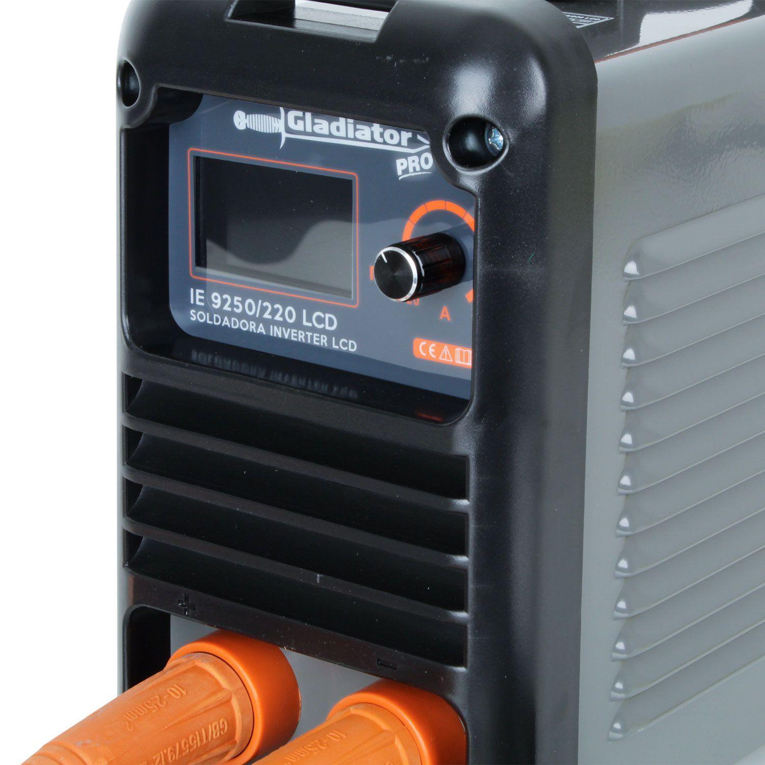 Soldadora Inverter Arco Manual 250amp IE 9250/220 LCD Gladiator-3