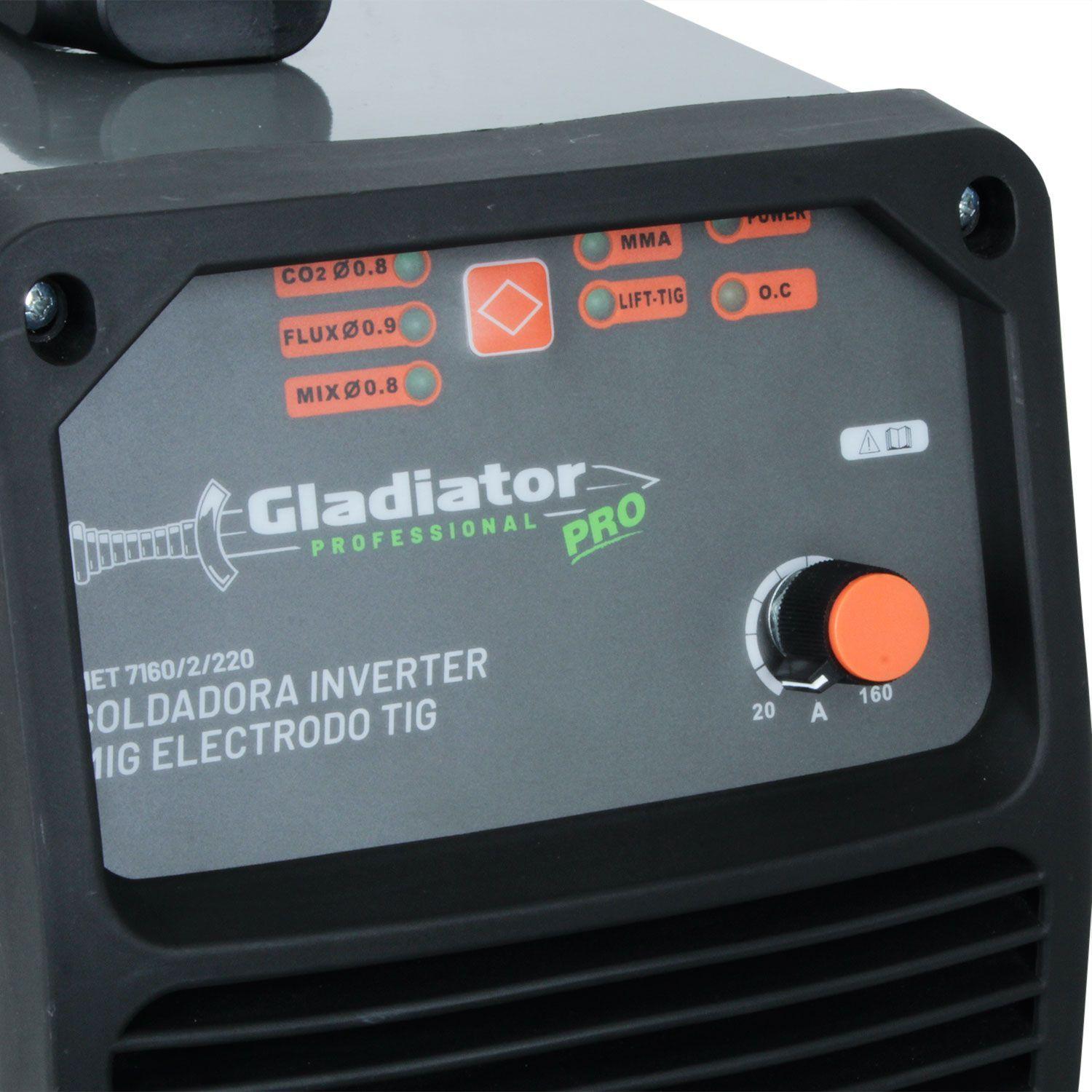 SOLDADORA 160 AMP MIG GAS-FLUX-ARCO MANUAL-TIG LIFT IMET 7160/220 GLADIATOR-3