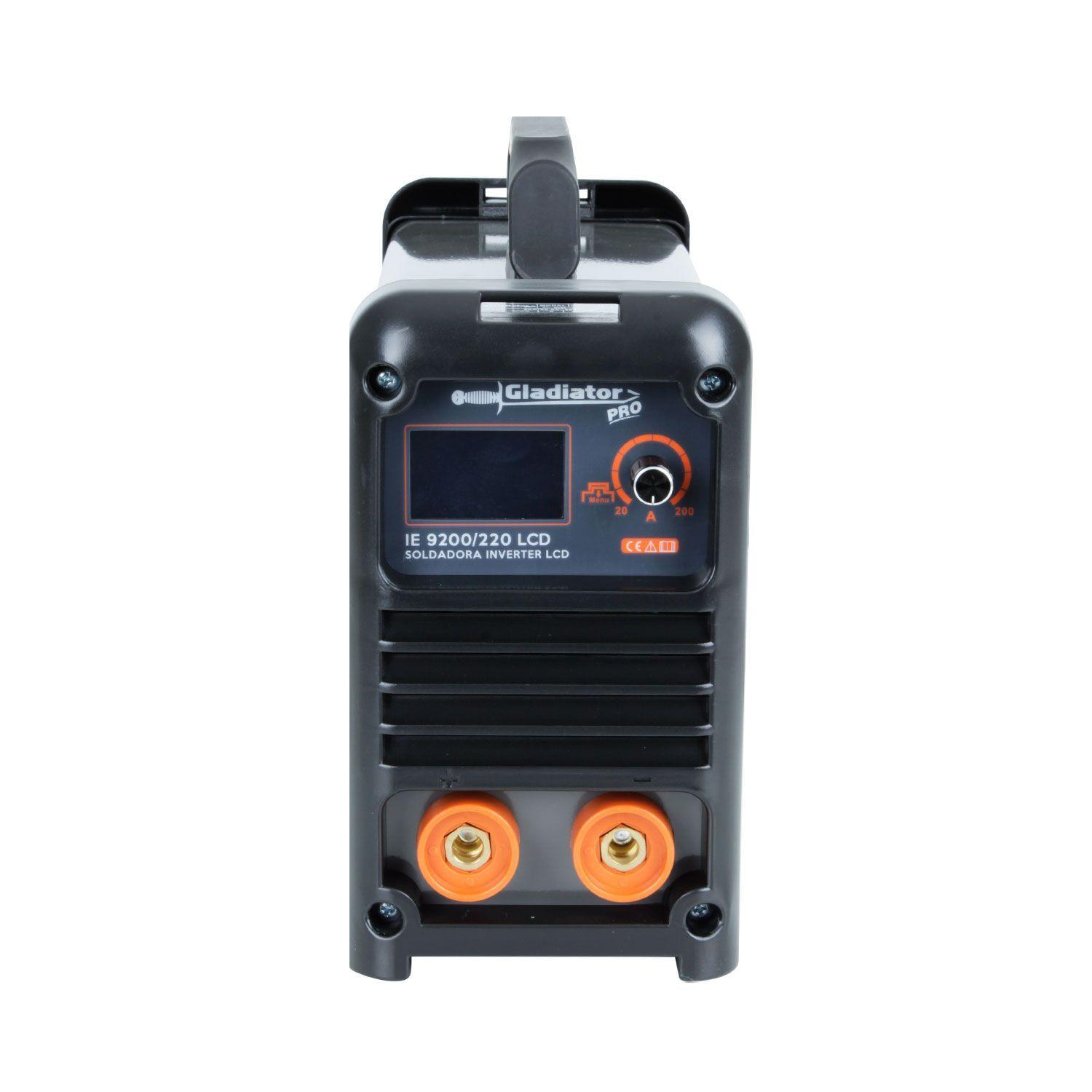 Soldadora Inverter Arco Manual 200amp IE 9200/200 LCD Gladiator-2