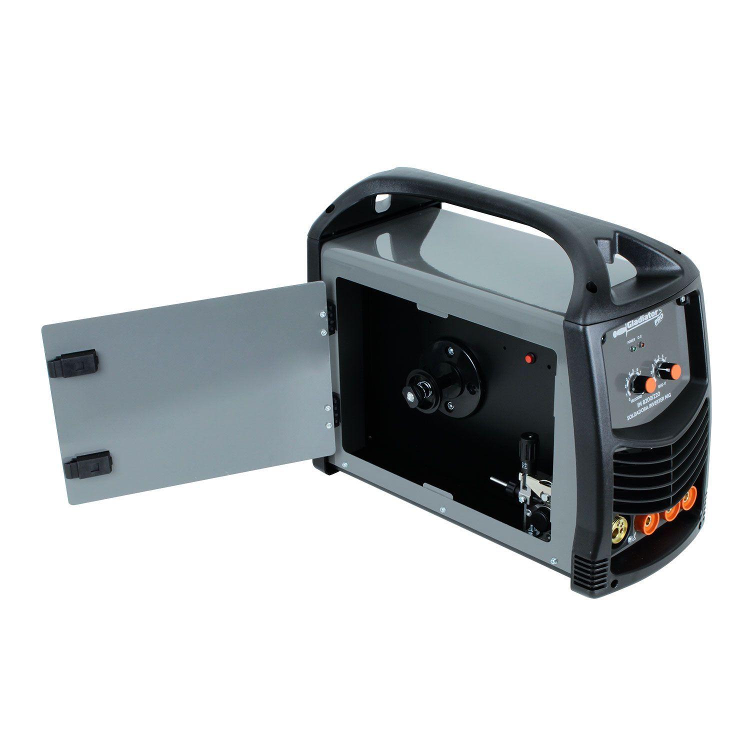 Soldadora Inverter 200amp MIG Con O Sin Gas Gladiator IM 8200-4